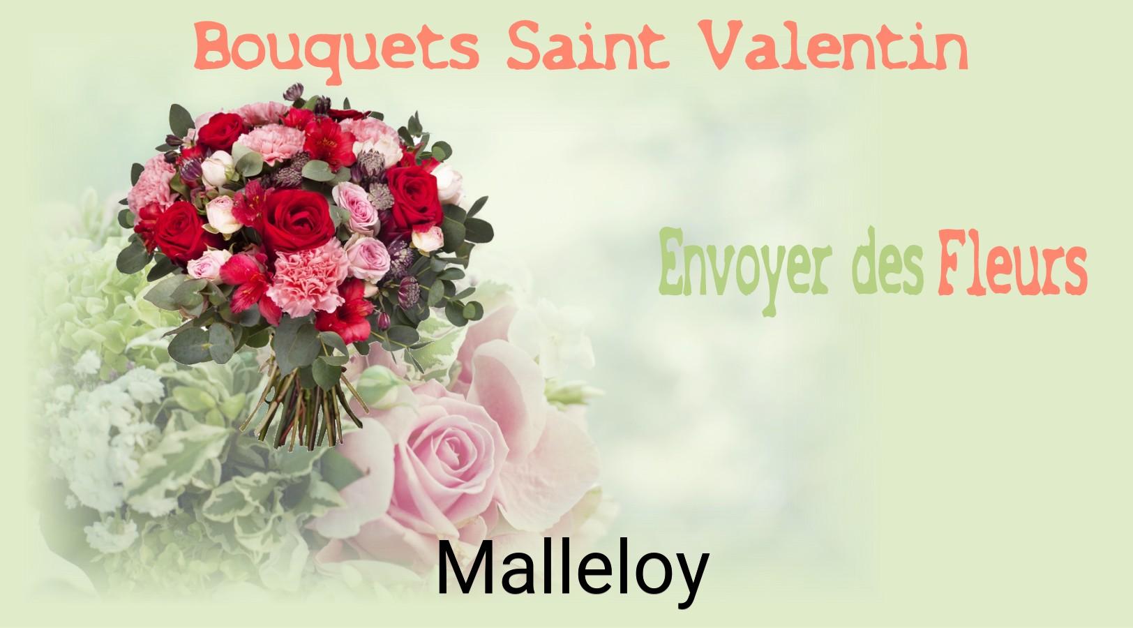Roses de Saint-Valentin livrées à Malleloy